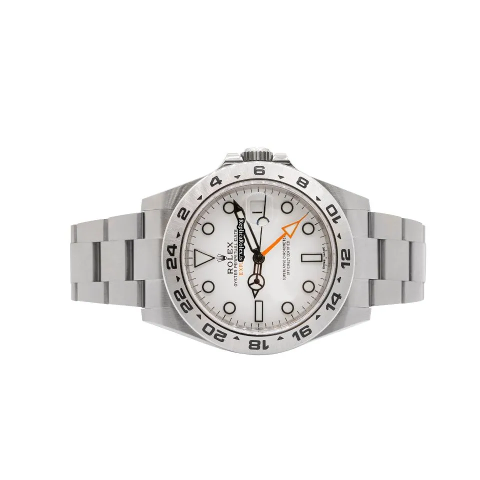 Superior Clone Rolex Explorer II 216570 Automatic Movement 42mm Steel Case Mens/unisex Watch - Image 2