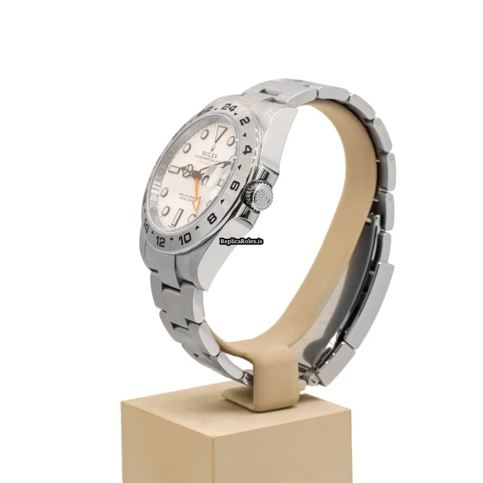 Superior Clone Rolex Explorer II 216570 Automatic Movement 42mm Steel Case Mens/unisex Watch - Image 3
