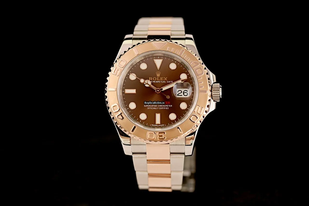 Well Made Replica Rolex Yacht-master 40 116621 Caliber 3135 Automatic Movement 40mm Gold/steel Case Mens/unisex Watch