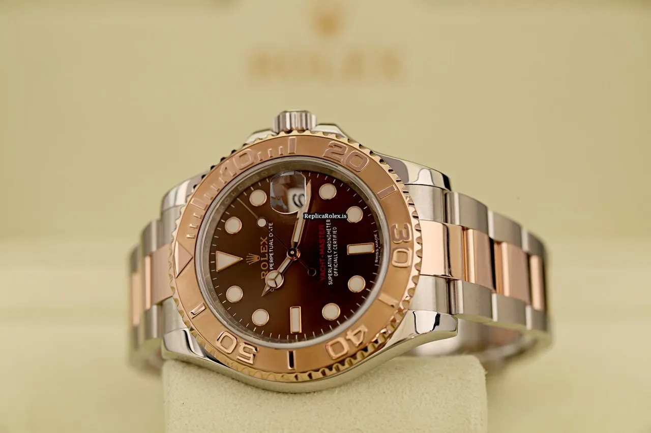 Well Made Replica Rolex Yacht-master 40 116621 Caliber 3135 Automatic Movement 40mm Gold/steel Case Mens/unisex Watch - Image 11