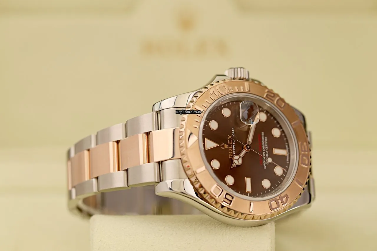Well Made Replica Rolex Yacht-master 40 116621 Caliber 3135 Automatic Movement 40mm Gold/steel Case Mens/unisex Watch - Image 12