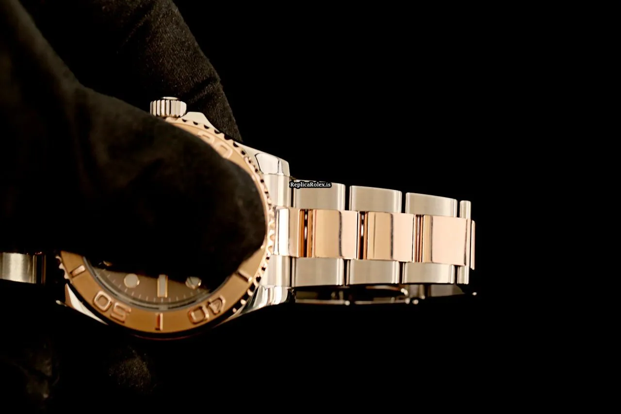 Well Made Replica Rolex Yacht-master 40 116621 Caliber 3135 Automatic Movement 40mm Gold/steel Case Mens/unisex Watch - Image 15