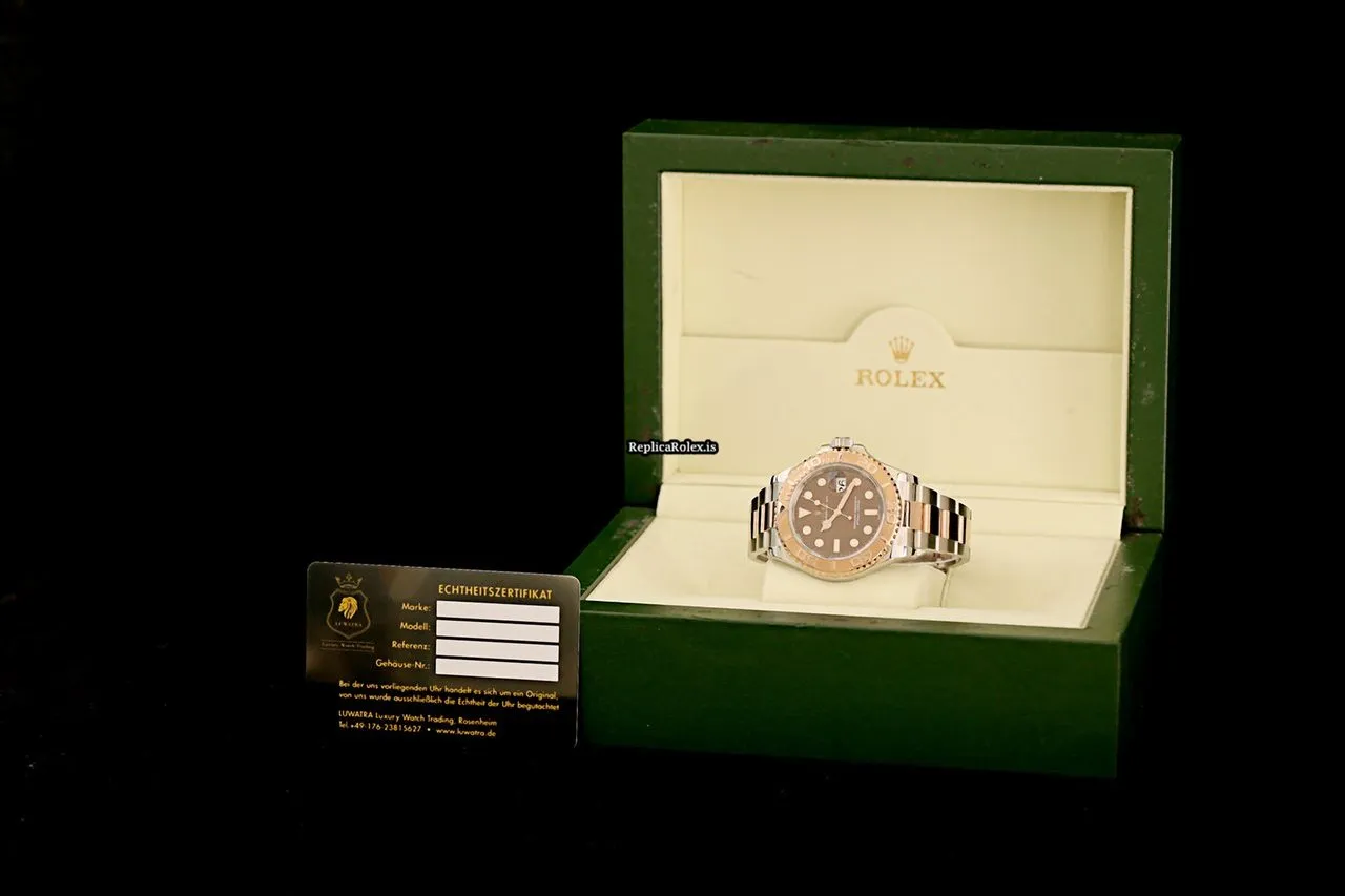 Well Made Replica Rolex Yacht-master 40 116621 Caliber 3135 Automatic Movement 40mm Gold/steel Case Mens/unisex Watch - Image 16
