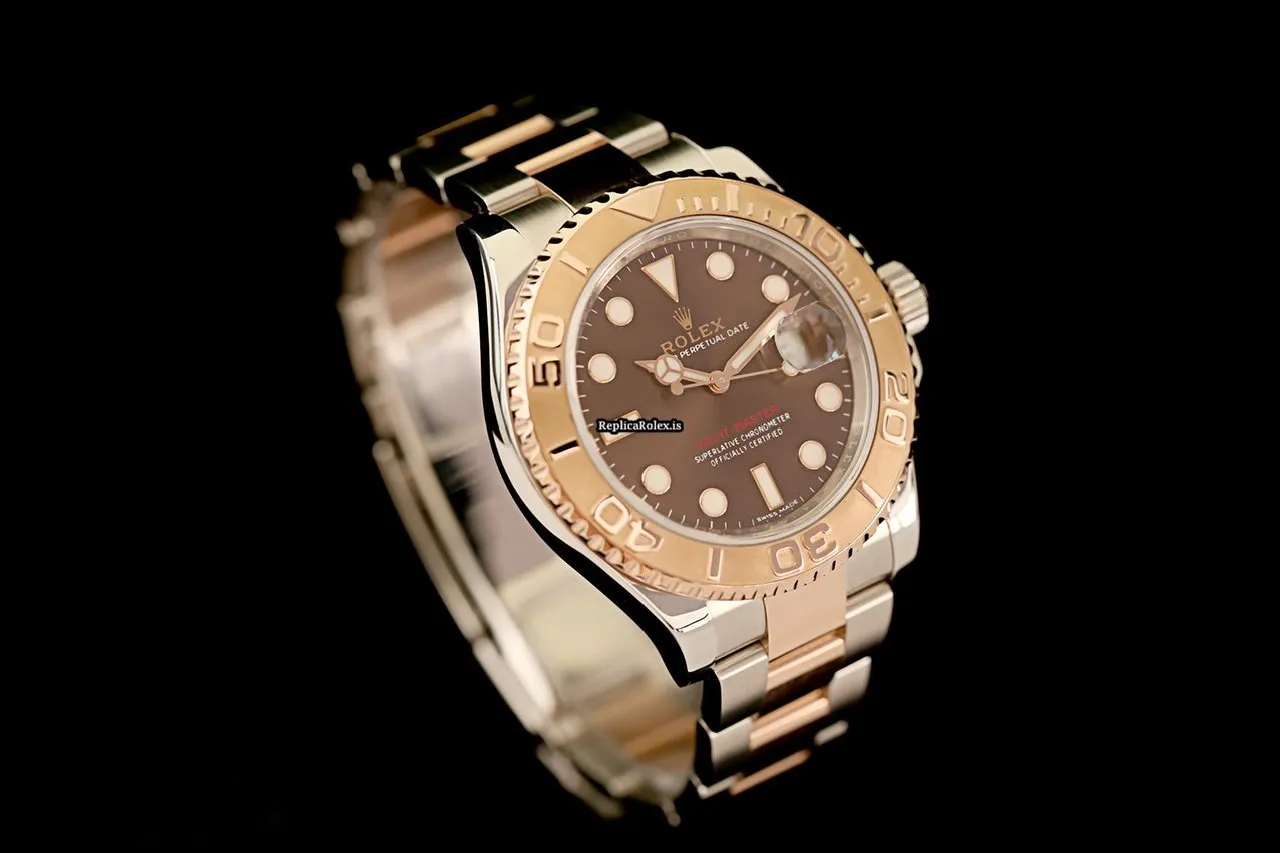 Well Made Replica Rolex Yacht-master 40 116621 Caliber 3135 Automatic Movement 40mm Gold/steel Case Mens/unisex Watch - Image 2