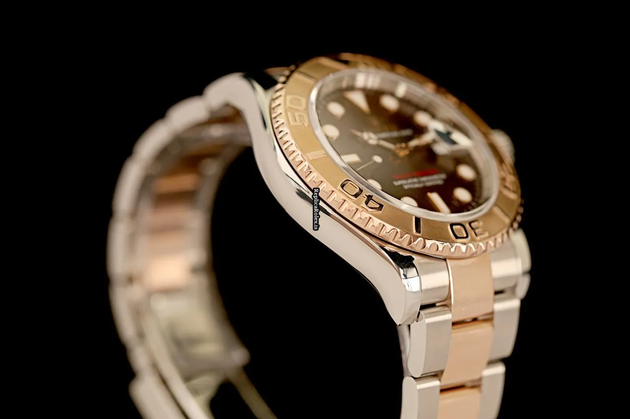Well Made Replica Rolex Yacht-master 40 116621 Caliber 3135 Automatic Movement 40mm Gold/steel Case Mens/unisex Watch - Image 5