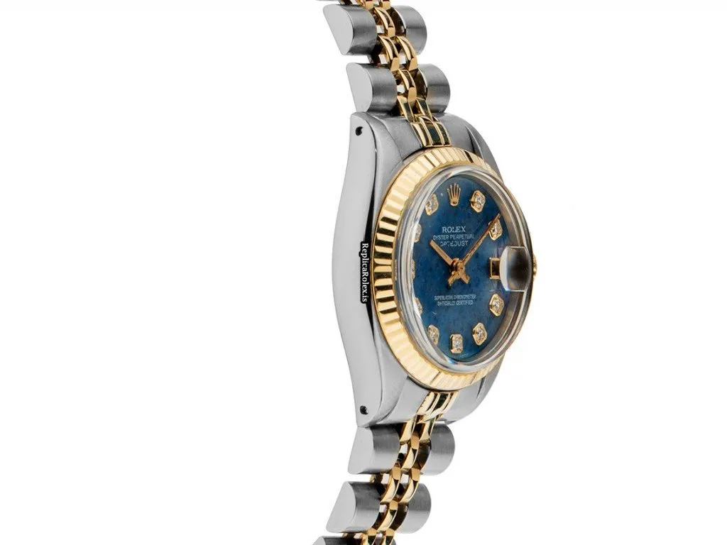 Inexpensive Fake Rolex Lady-datejust 6917 Caliber 2030 Automatic Movement 26mm Gold/steel Case Mens/unisex Watch - Image 3