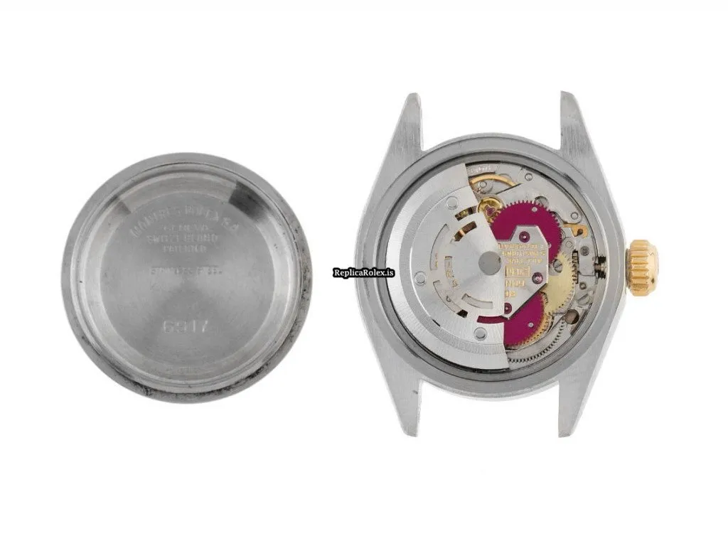 Inexpensive Fake Rolex Lady-datejust 6917 Caliber 2030 Automatic Movement 26mm Gold/steel Case Mens/unisex Watch - Image 6
