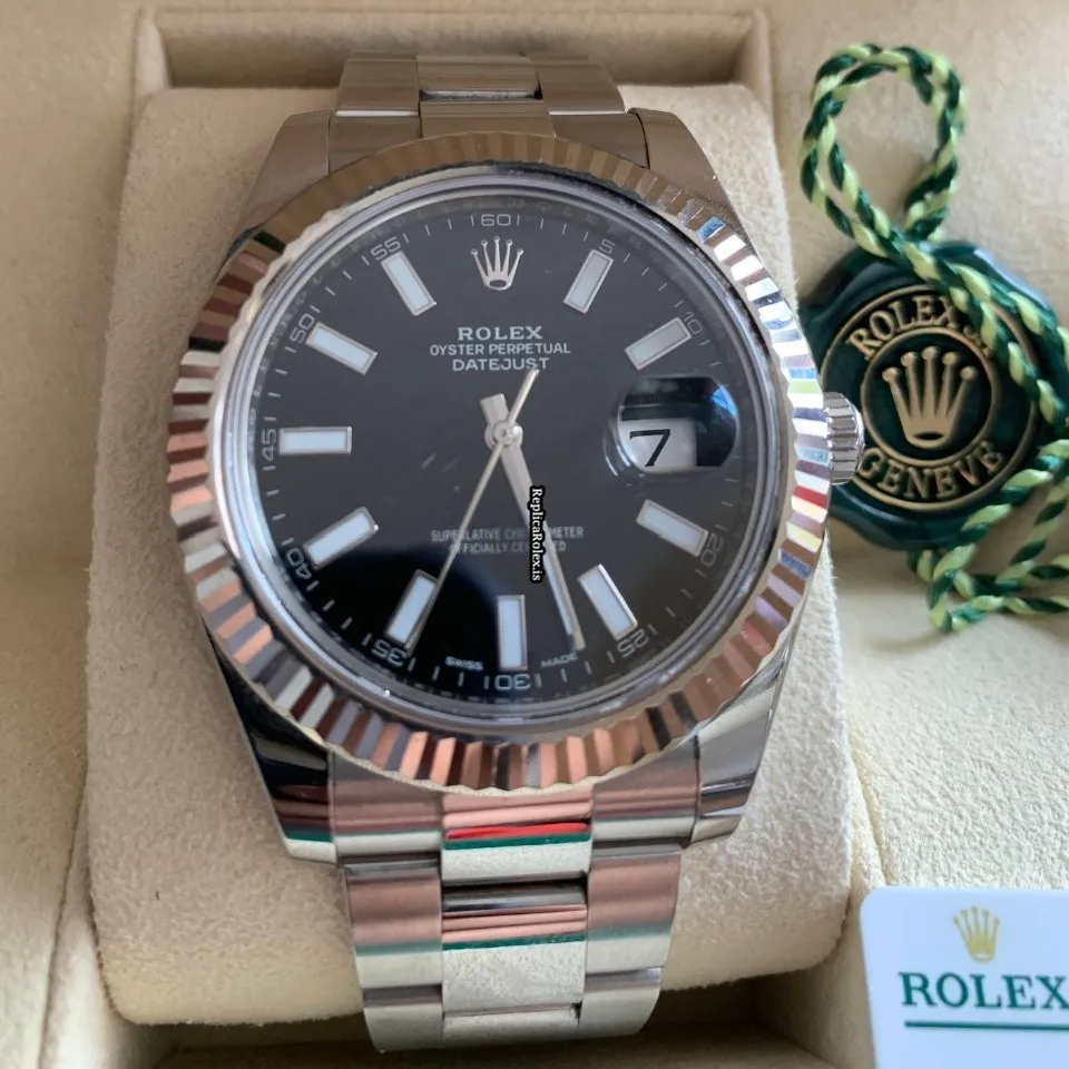 Best Replica Rolex Datejust II 116334 Caliber 3136 Automatic Movement 41mm Steel Case Mens/unisex Watch