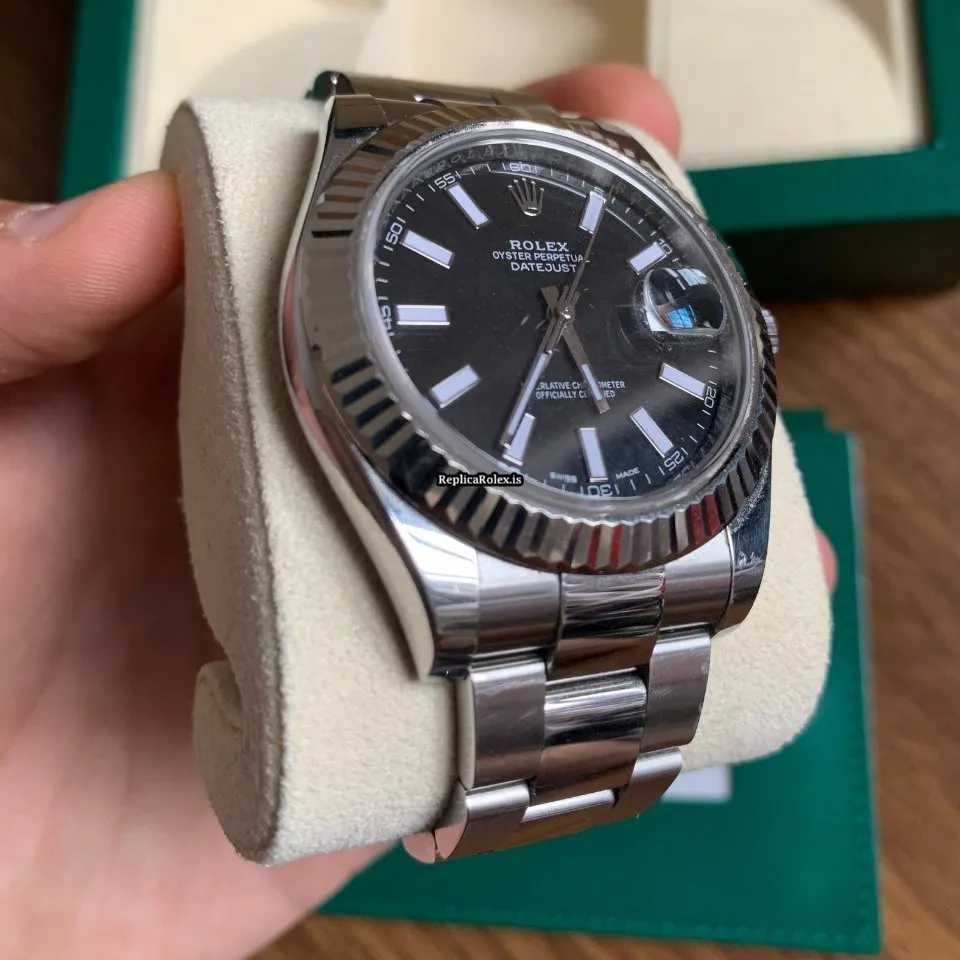 Best Replica Rolex Datejust II 116334 Caliber 3136 Automatic Movement 41mm Steel Case Mens/unisex Watch - Image 2