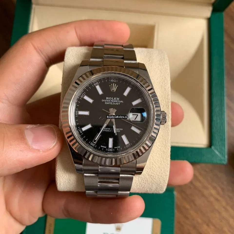 Best Replica Rolex Datejust II 116334 Caliber 3136 Automatic Movement 41mm Steel Case Mens/unisex Watch - Image 4