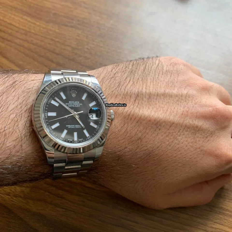 Best Replica Rolex Datejust II 116334 Caliber 3136 Automatic Movement 41mm Steel Case Mens/unisex Watch - Image 9