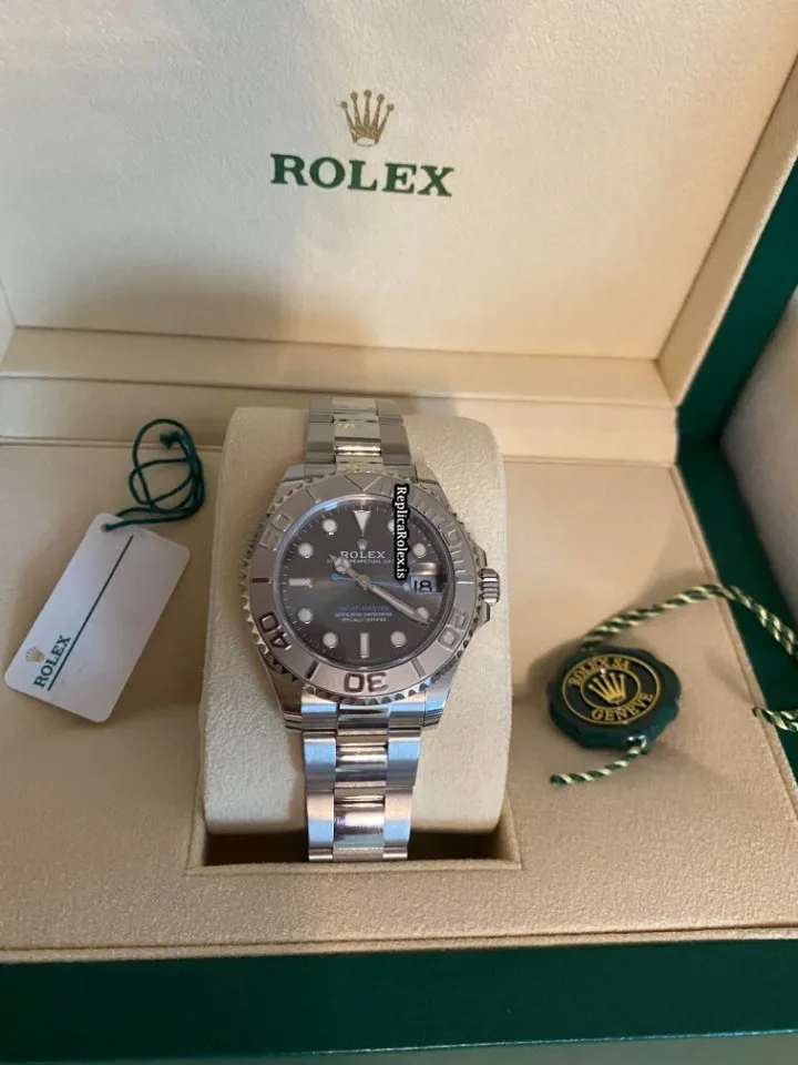 Fantastic Replica Rolex Yacht-master 37 268622 Caliber 2236 Automatic Movement 37mm Steel Case Mens/unisex Watch - Image 11