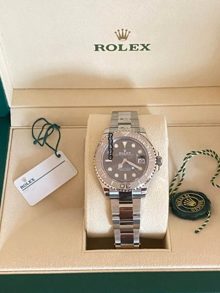 Fantastic Replica Rolex Yacht-master 37 268622 Caliber 2236 Automatic Movement 37mm Steel Case Mens/unisex Watch - Image 12