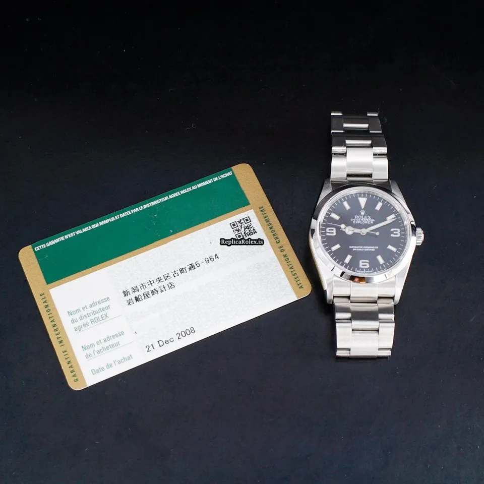 Superior Replica Rolex Explorer 114270 Caliber 3130 Automatic Movement 36mm Steel Case Mens/unisex Watch - Image 11