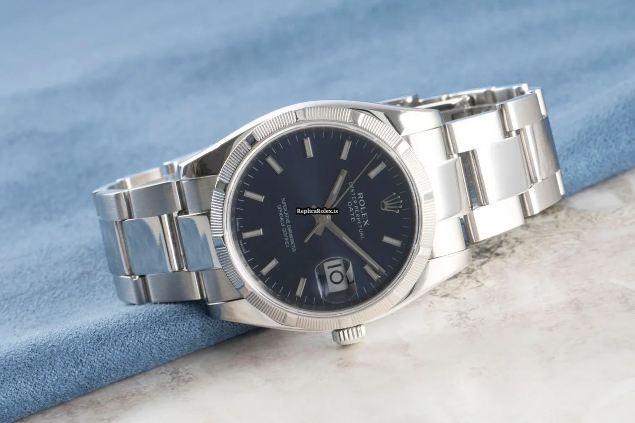 Recommend Fake Rolex Oyster Perpetual Date 115210 Caliber 3135 Automatic Movement 34mm Steel Case Mens/unisex Watch - Image 3
