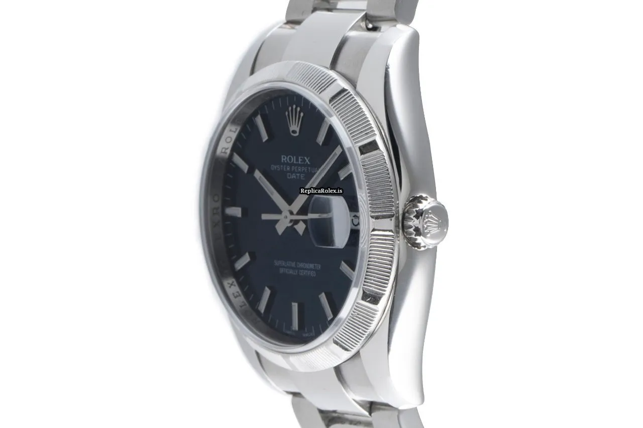 Recommend Fake Rolex Oyster Perpetual Date 115210 Caliber 3135 Automatic Movement 34mm Steel Case Mens/unisex Watch - Image 5