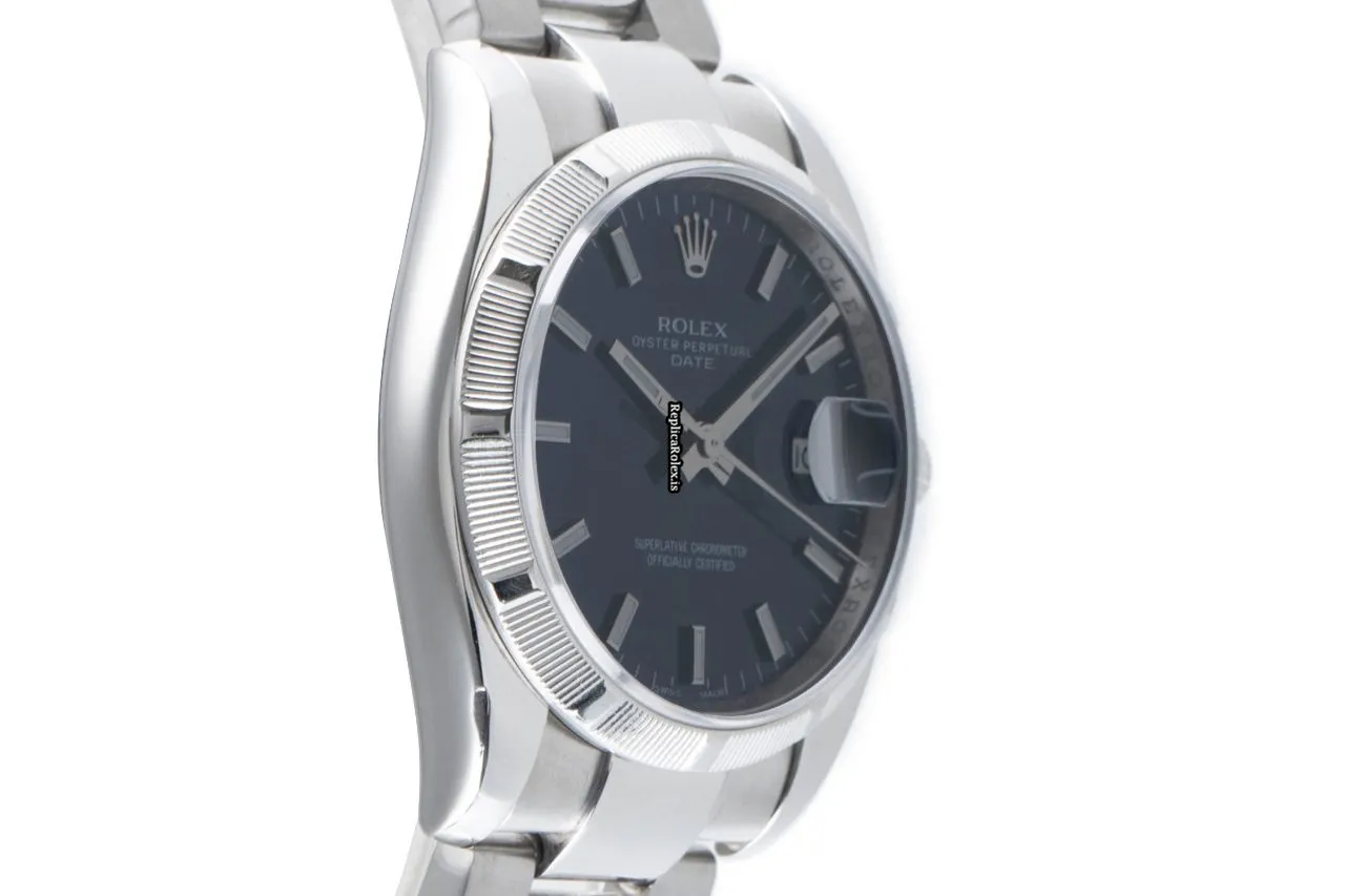 Recommend Fake Rolex Oyster Perpetual Date 115210 Caliber 3135 Automatic Movement 34mm Steel Case Mens/unisex Watch - Image 6