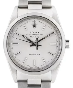 Fabulous Fake Rolex Air King Precision 14000 Caliber 3000 Automatic Movement 345mm Steel Case Watch