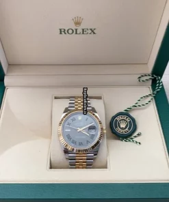 High-end Copy Rolex Datejust 126333 Caliber 3235 Automatic Movement 41mm Gold/steel Case Mens/unisex Watch