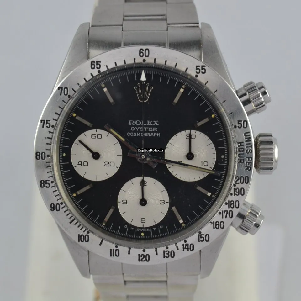 Excellent Fake Rolex Daytona 6265 Caliber 727 Manual Winding Movement 37mm Steel Case Mens/unisex Watch