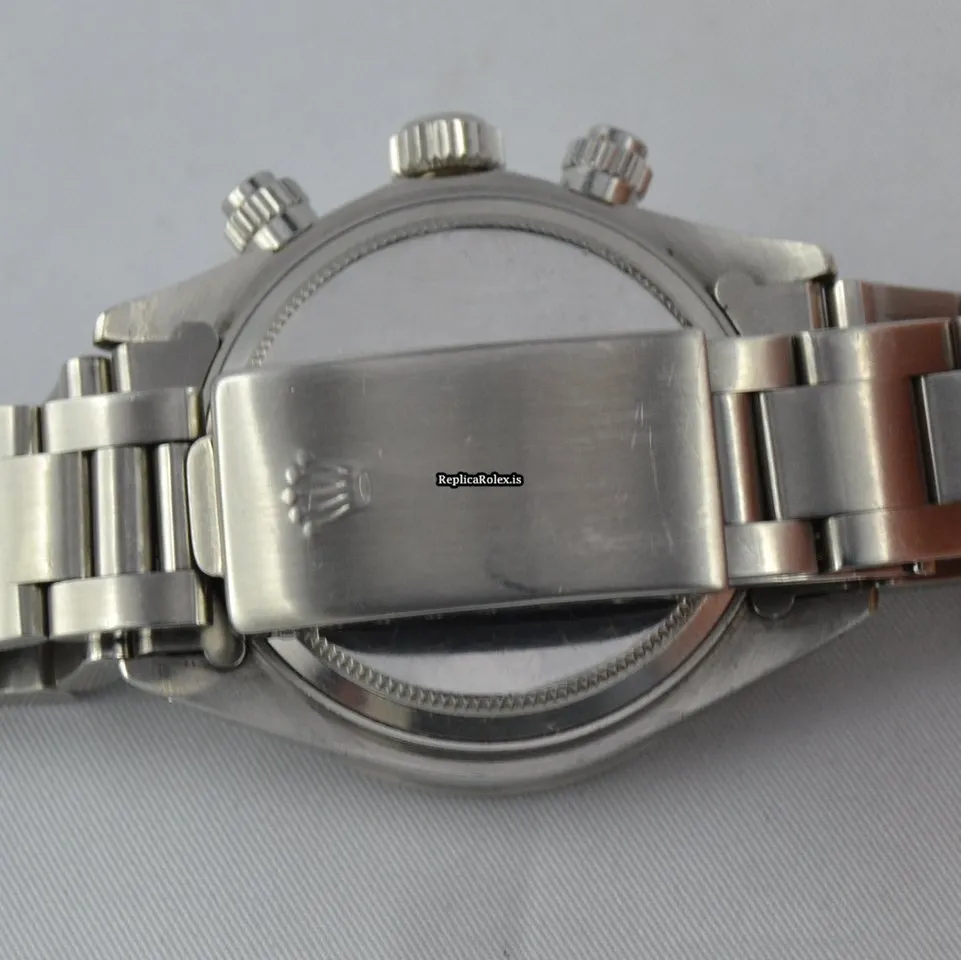 Excellent Fake Rolex Daytona 6265 Caliber 727 Manual Winding Movement 37mm Steel Case Mens/unisex Watch - Image 11