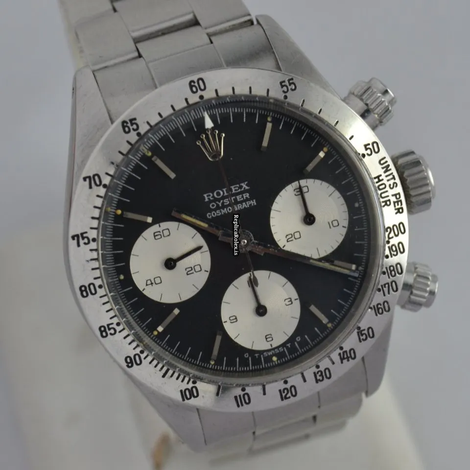 Excellent Fake Rolex Daytona 6265 Caliber 727 Manual Winding Movement 37mm Steel Case Mens/unisex Watch - Image 3