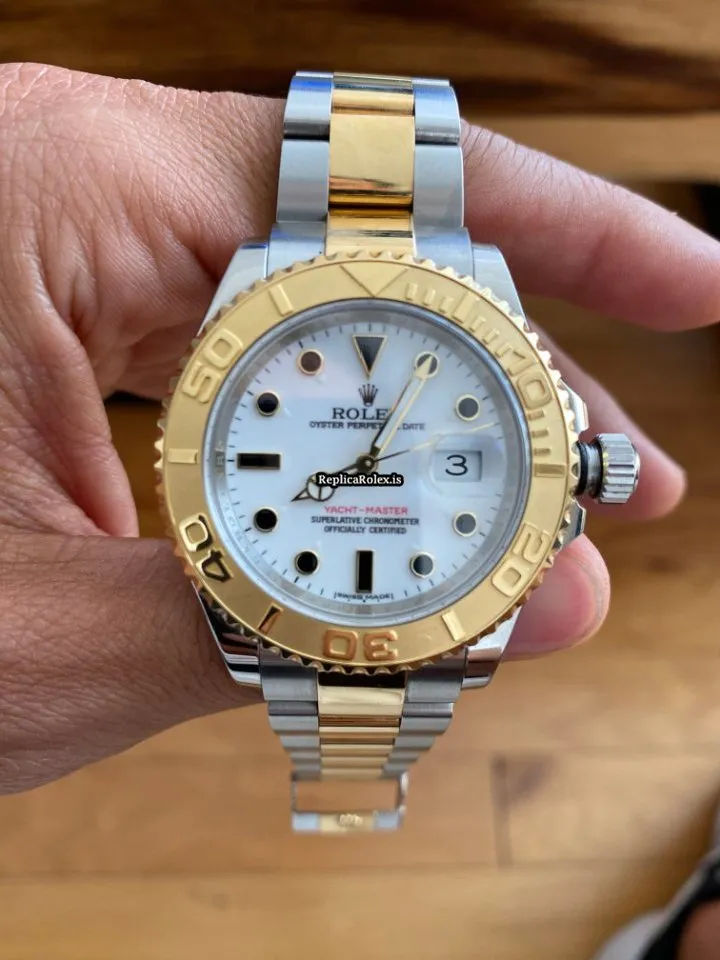 Terrific Copies Rolex Yacht-master 40 16623 Caliber 3135 Automatic Movement 40mm Gold/steel Case Mens/unisex Watch - Image 10