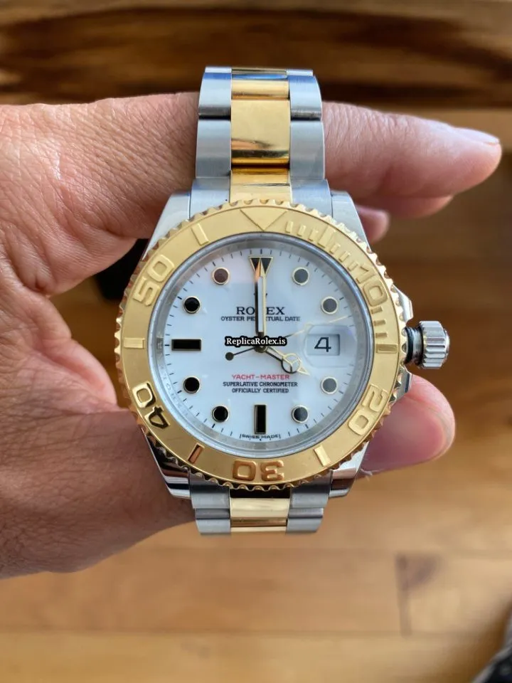 Terrific Copies Rolex Yacht-master 40 16623 Caliber 3135 Automatic Movement 40mm Gold/steel Case Mens/unisex Watch - Image 11