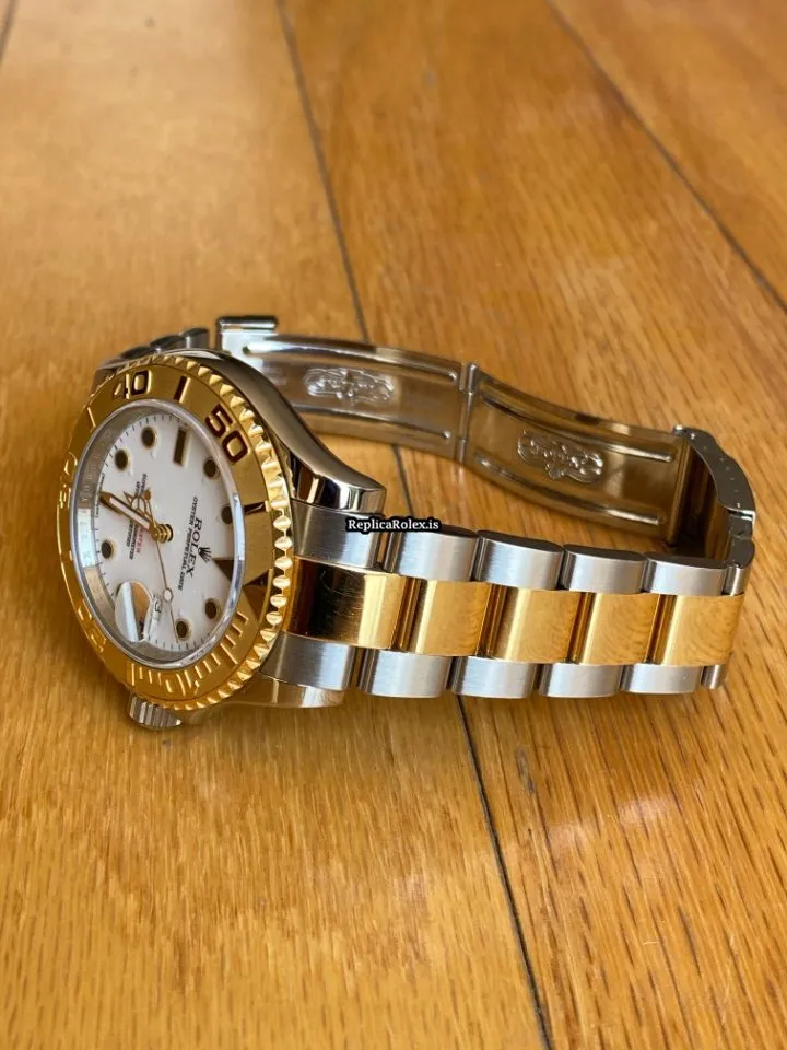 Terrific Copies Rolex Yacht-master 40 16623 Caliber 3135 Automatic Movement 40mm Gold/steel Case Mens/unisex Watch - Image 4