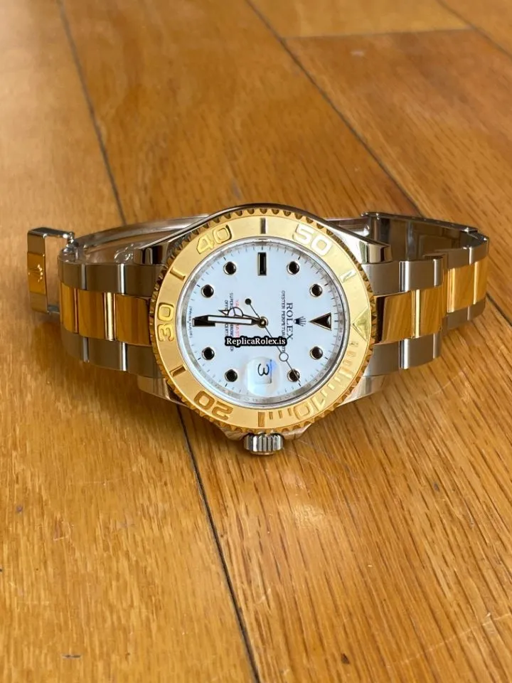Terrific Copies Rolex Yacht-master 40 16623 Caliber 3135 Automatic Movement 40mm Gold/steel Case Mens/unisex Watch - Image 7