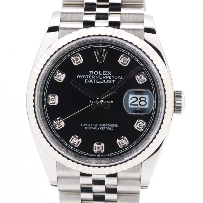 Design Fake Rolex Datejust 126234g Caliber 3235 Automatic Movement 36mm Gold/steel Case Mens/unisex Watch - Image 2