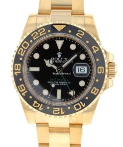 Superior Replica Rolex Gmt-master II 116718ln Automatic Movement 40mm Yellow Gold Case Mens/unisex Watch