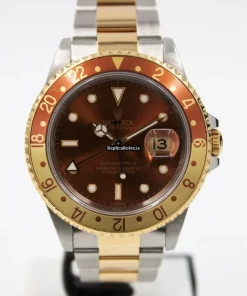Neat Fake Rolex Gmt-master II 16713 Caliber 3185 Automatic Movement 40mm Gold/steel Case Mens/unisex Watch
