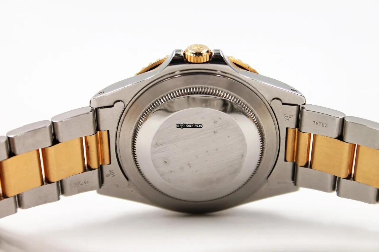 Neat Fake Rolex Gmt-master II 16713 Caliber 3185 Automatic Movement 40mm Gold/steel Case Mens/unisex Watch - Image 5