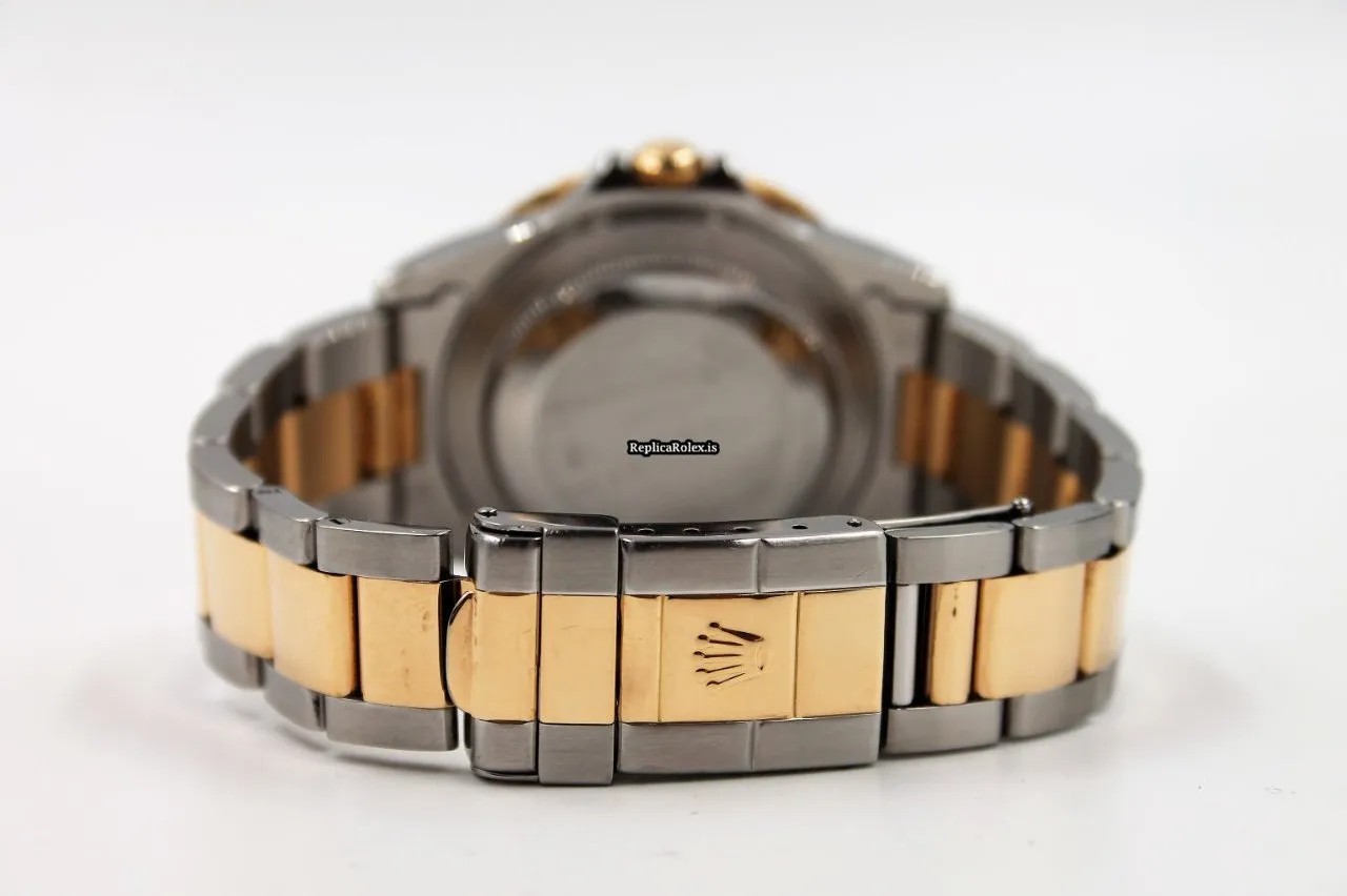 Neat Fake Rolex Gmt-master II 16713 Caliber 3185 Automatic Movement 40mm Gold/steel Case Mens/unisex Watch - Image 6