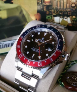Lovely Fake Rolex Gmt-master II 16710 Automatic Movement Steel Case Watch