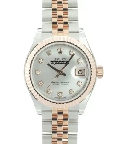 High-end Clone Rolex Lady-datejust 279171ng Caliber 2236 Automatic Movement 28mm Gold/steel Case Watch