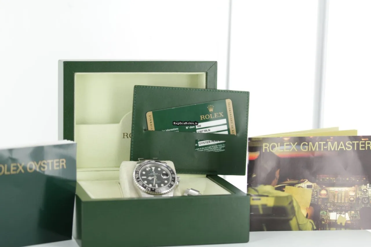 Wholesale Replica Rolex Gmt-master II 116710ln Caliber 3186 Automatic Movement 40mm Steel Case Mens/unisex Watch - Image 8
