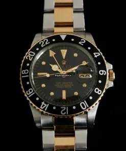 Ideal Fake Rolex Gmt-master 1675 Caliber 1570 Automatic Movement 40mm Gold/steel Case Mens/unisex Watch