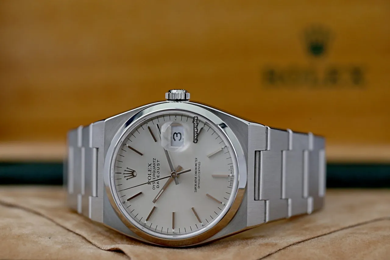 Lovely Replica Rolex Datejust Oysterquartz 17000 Caliber 5035 Quartz Movement 36x42mm Steel Case Mens/unisex Watch - Image 11