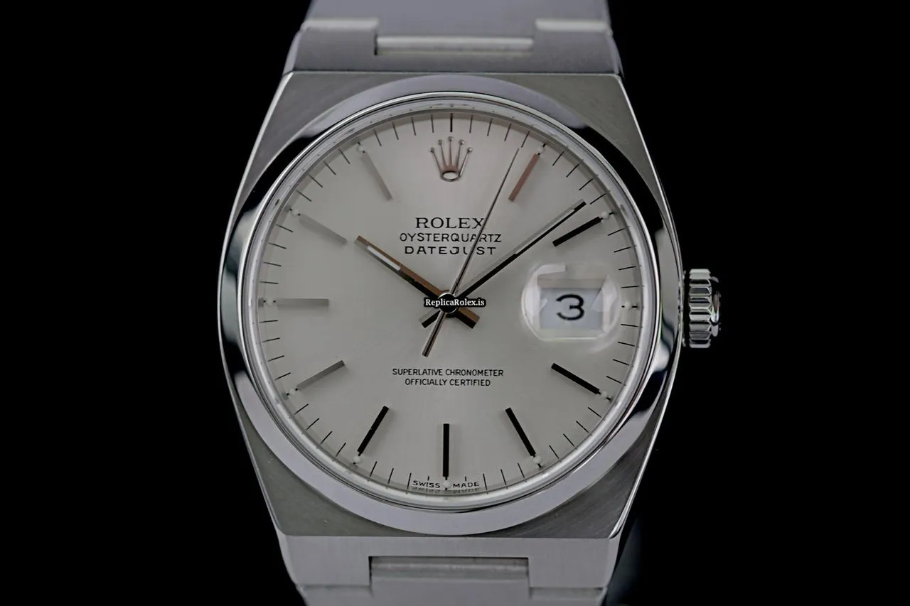 Lovely Replica Rolex Datejust Oysterquartz 17000 Caliber 5035 Quartz Movement 36x42mm Steel Case Mens/unisex Watch - Image 4