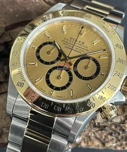 Superb Replica Rolex Daytona 16523 Automatic Movement 40mm Gold/steel Case Watch