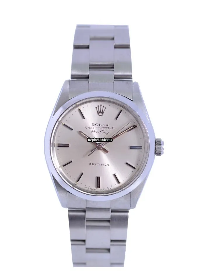 Wholesale Replica Rolex Air King Precision 5500 Automatic Movement 34mm Steel Case Mens/unisex Watch
