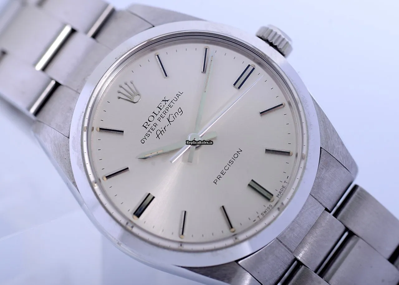Wholesale Replica Rolex Air King Precision 5500 Automatic Movement 34mm Steel Case Mens/unisex Watch - Image 2