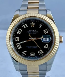 Well Made Replica Rolex Datejust II 116333 Caliber 3136 Automatic Movement 41mm Gold/steel Case Mens/unisex Watch