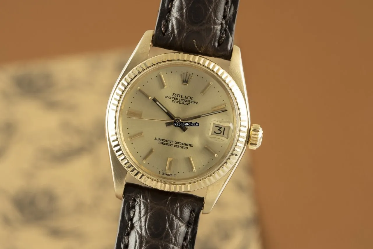 Discount Replica Rolex Lady-datejust 6827 Caliber 2030 Automatic Movement 31mm Yellow Gold Case Womens Watch