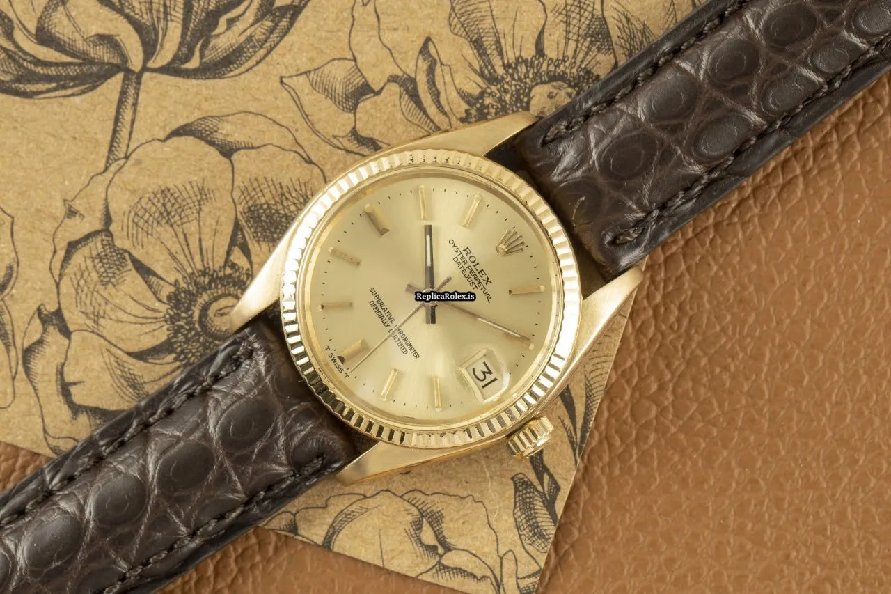 Discount Replica Rolex Lady-datejust 6827 Caliber 2030 Automatic Movement 31mm Yellow Gold Case Womens Watch - Image 2