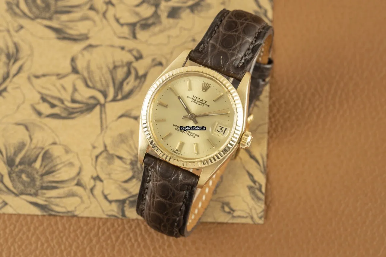 Discount Replica Rolex Lady-datejust 6827 Caliber 2030 Automatic Movement 31mm Yellow Gold Case Womens Watch - Image 3