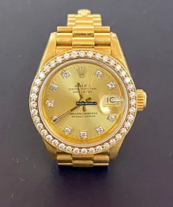 Good Fake Rolex Lady-datejust 69178 Caliber 2135 Automatic Movement 26mm Yellow Gold Case Womens Watch