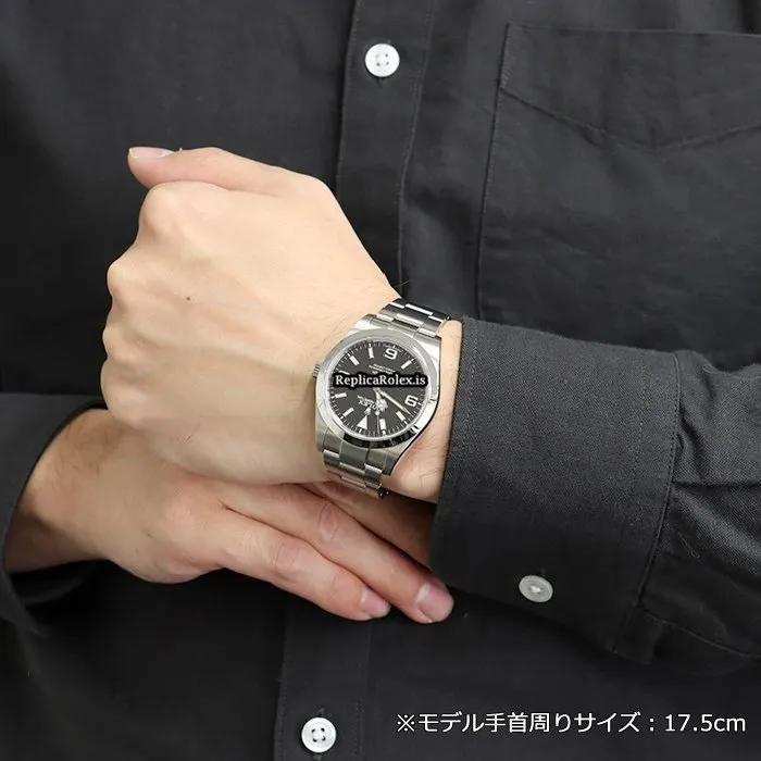 Superb Fake Rolex Explorer 214270 Caliber 3132 Automatic Movement 39mm Steel Case Watch - Image 15